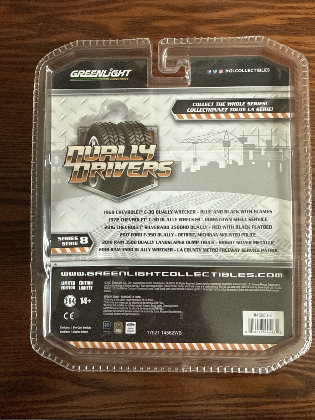 1/64 Greenlight Dually Drivers 2018 Ram 3500 Landscape Dump Truck Diecast