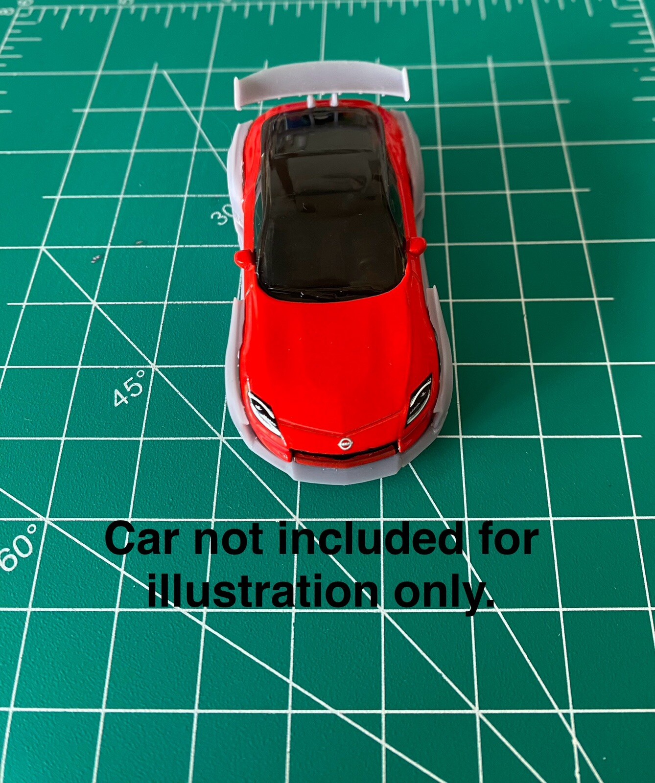 1/64 Body Kit For Hotwheels Nissan 400z 3D Resin Printed For Hotwheels Custom