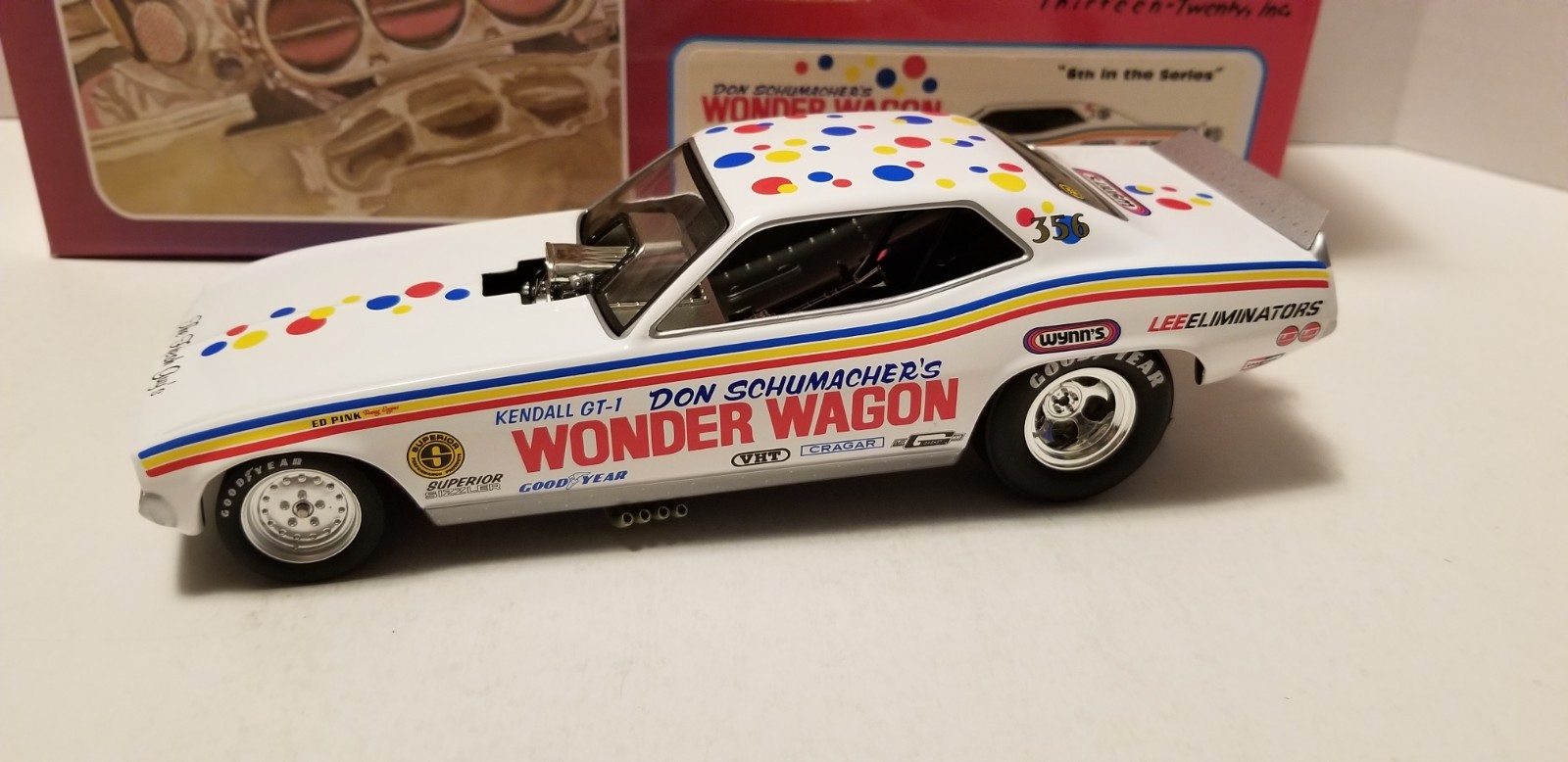 Don Schumacher “WONDER WAGON” Barracuda Funny Car 1/24 1320 FLOPPERS “RARE”