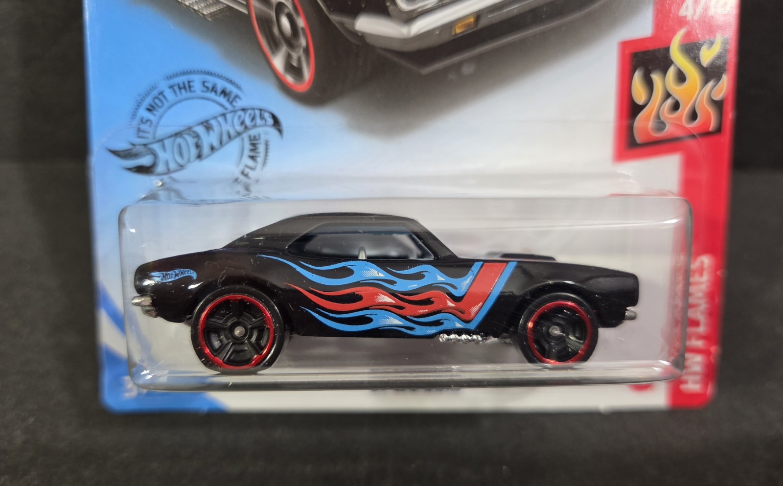 2018 HOT WHEELS ’67 Camaro Black “Kroger Exclusive” HW Flames, Free Shipping