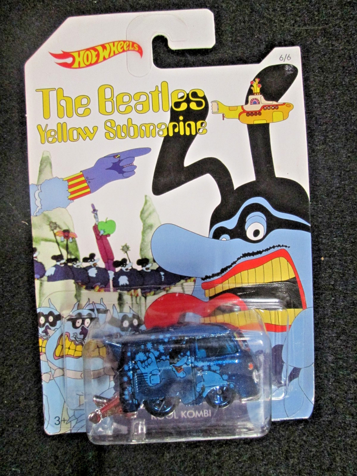 Hot Wheels 50th Anniversary The Beatles Yellow Submarine Full Set Of 6