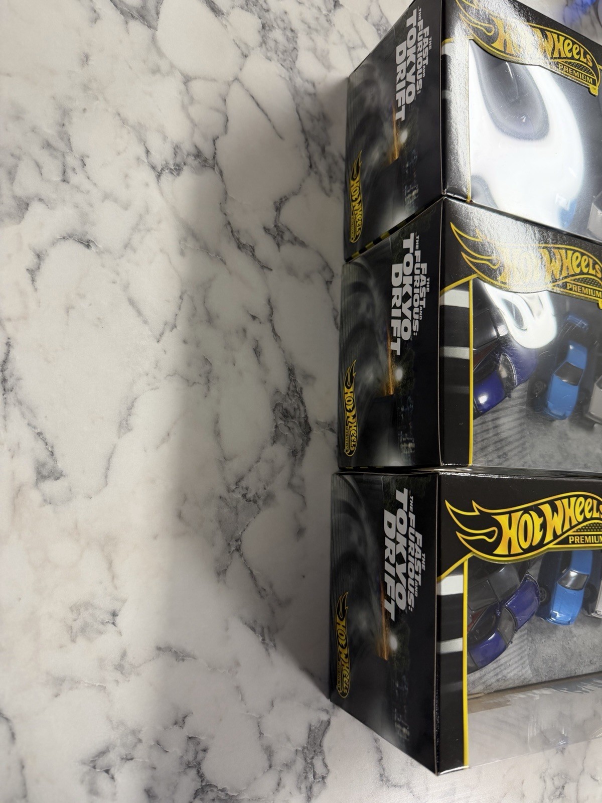 2025 Mattel Hot Wheels Premium Fast & Furious Tokyo Drift Diorama Box Lot Of 3