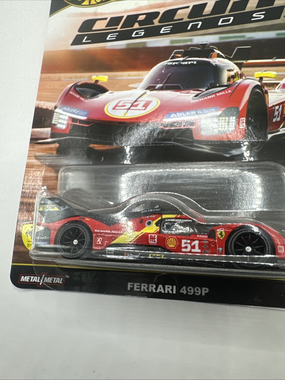 Hot Wheels Premium Ferrari 499P Circuit Legends Car Culture 2/5 Metal/Metal