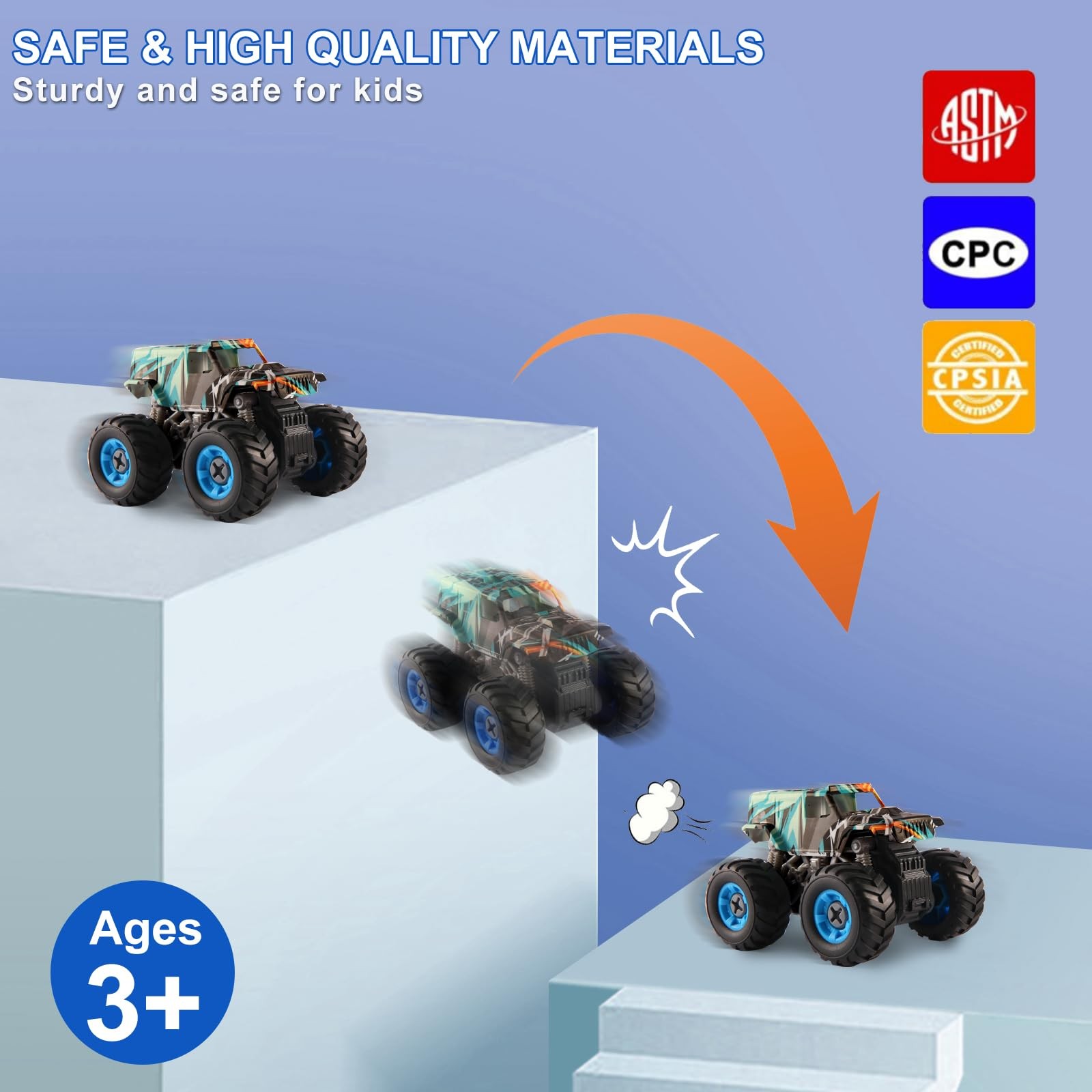 Take Apart Monster Truck Toys for 3 4 5 6 7 8 Year Old Boys, STEM Educational…
