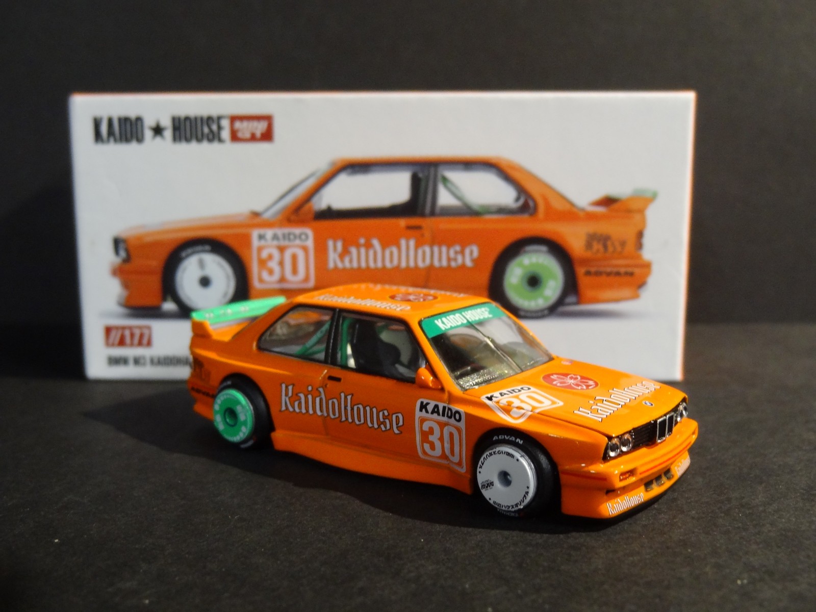 KAIDO HOUSE x MINI GT – BMW M3 KAIDOHAUS V1 – ORANGE #KHMG177 – SEALED