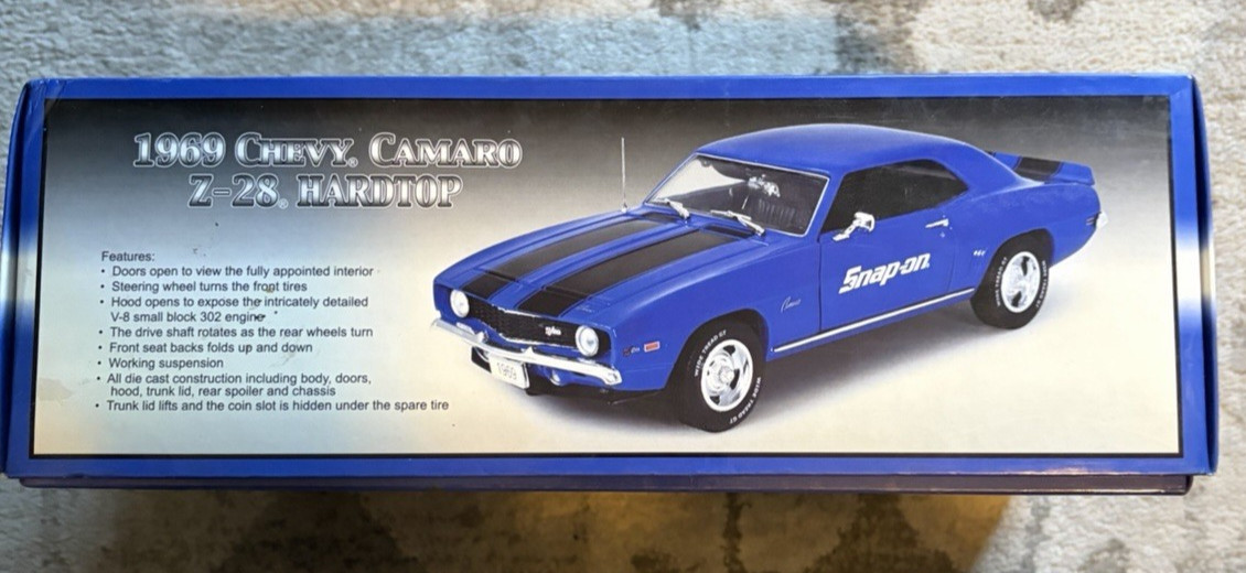 Snap-On 1969 Camaro Z-28 1/24th Scale NICE!