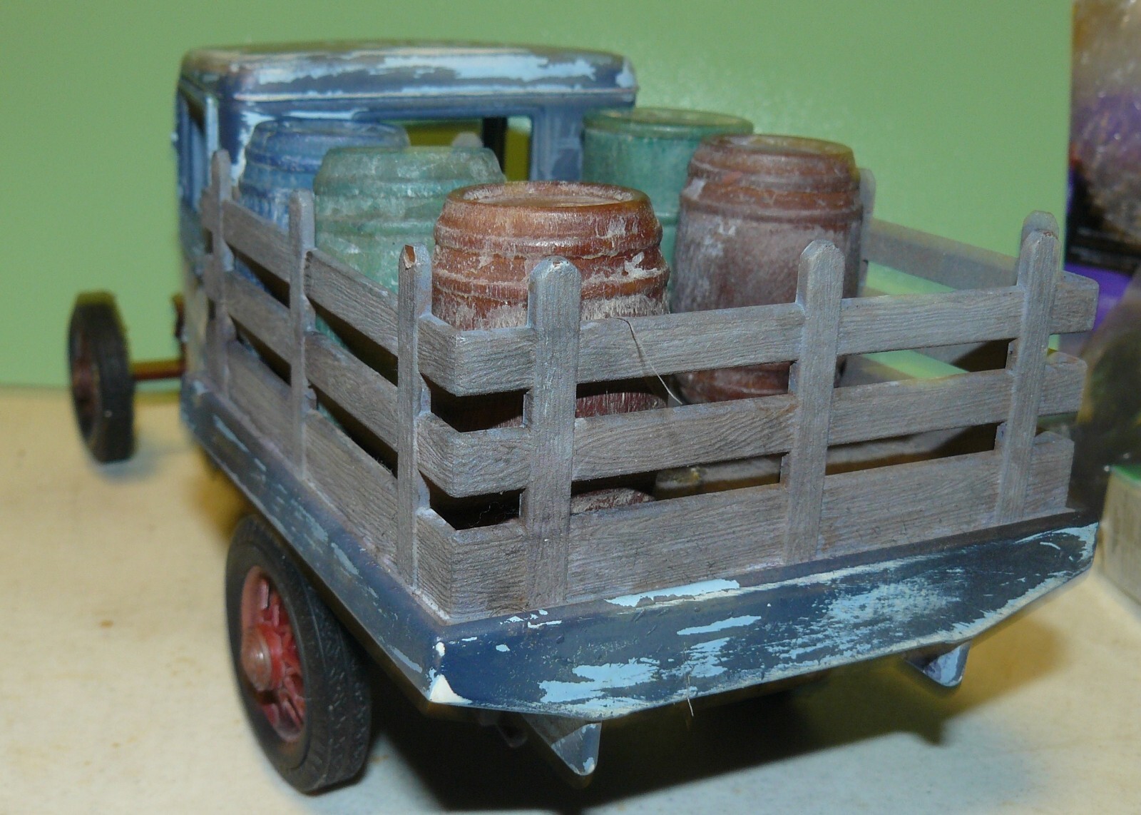 1/18 (IBWB) 1934 Ford stake bed , rusted barn find , rat rod