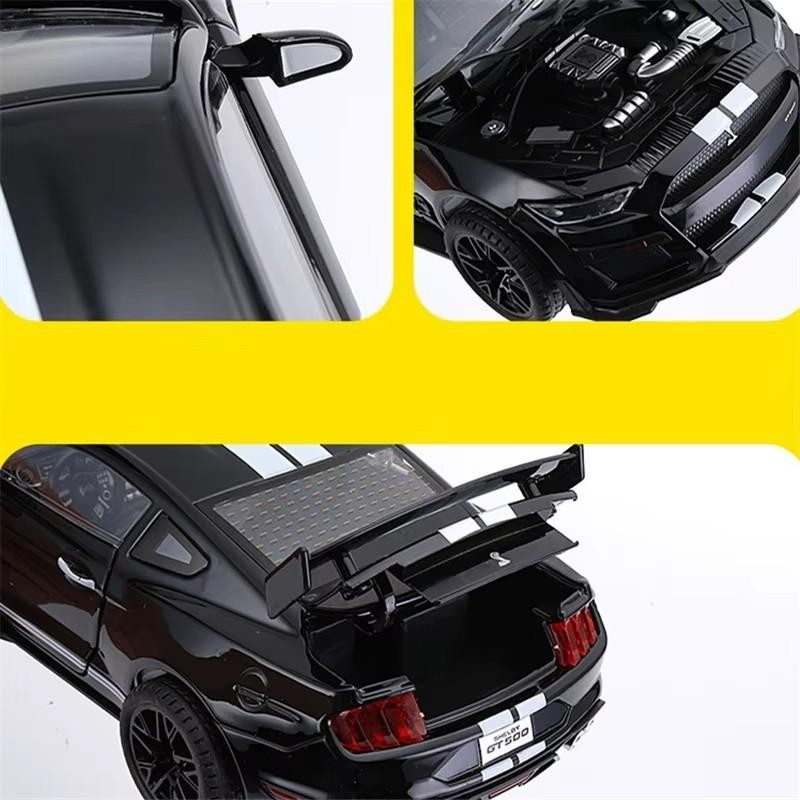 NEW 1:18 FORD Mustang GT500 Diecast Alloy Metal Car Model Collectable Toy Gift