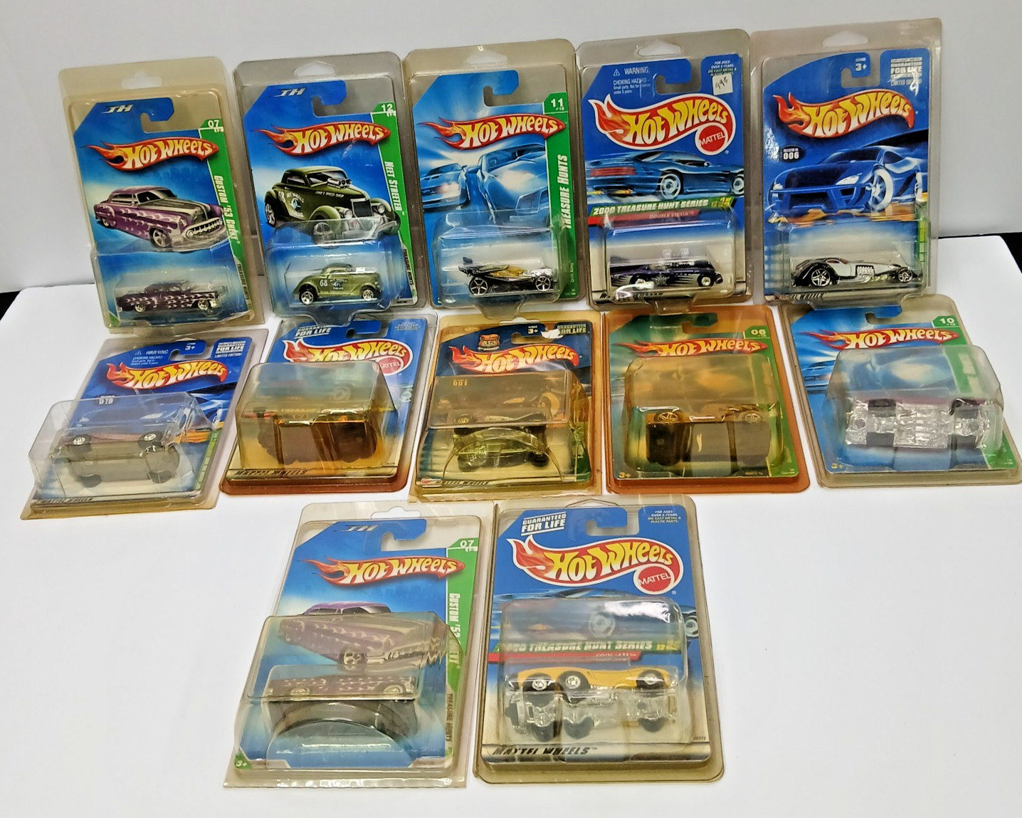 Hot Wheels Treasure Hunts Lot of 12 Various Cars 1999–2008
