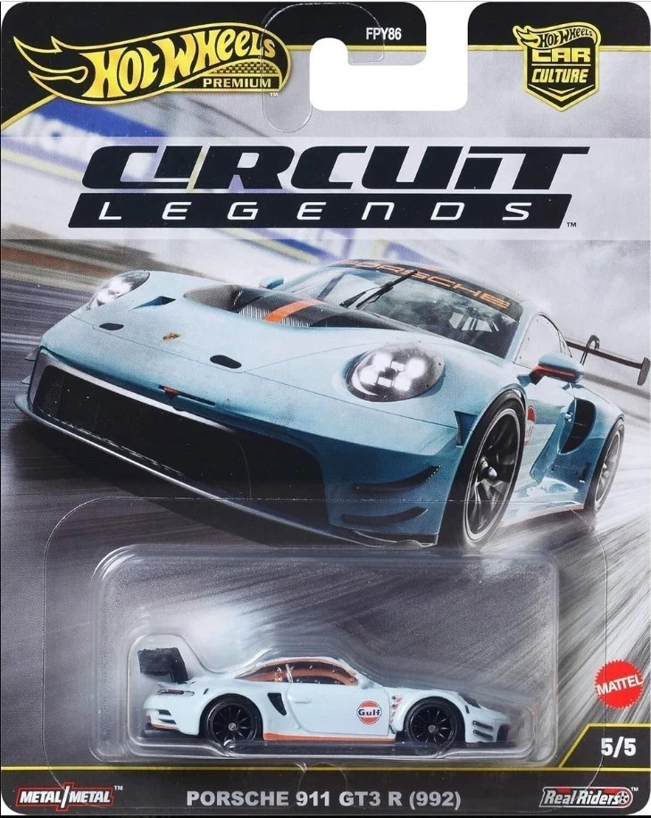 Hot Wheels Premium Car Culture Circuit Legends JBK65 PORSCHE 911 GT3 (992)