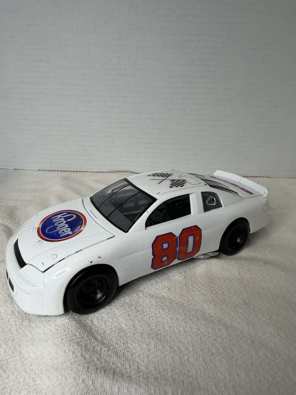 Vintage Golden Wheel 1/24 Scale Kroger #80 Stock Race Car Meat And Seafood Promo