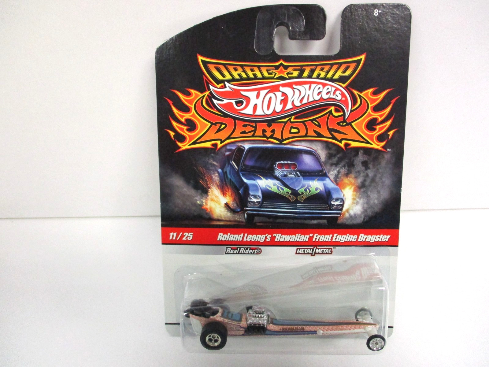 HOT WHEELS – DRAG STRIP DEMONS -ROLAND LEONG HAWAIIAN FRONT ENGINE DRAGSTER READ