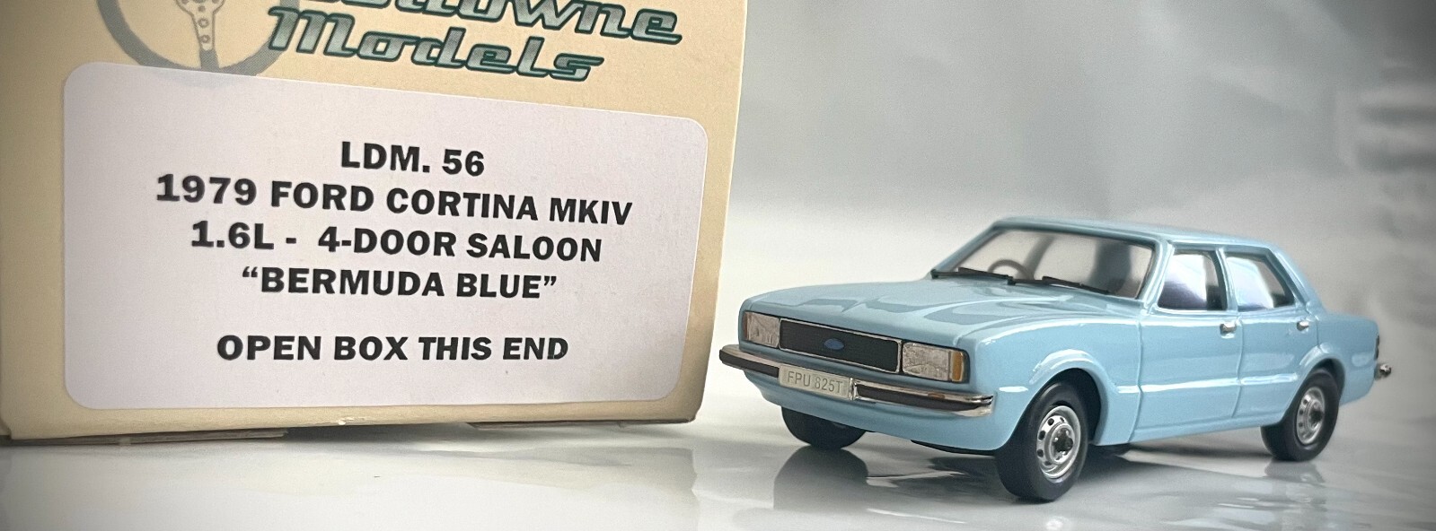 Lansdowne LDM 56 – 1979 Ford Cortina MKIV 1.6L, 4-Door Saloon (Bermuda Blue)