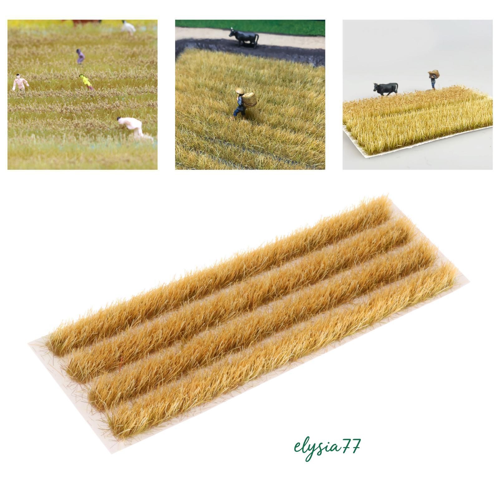 1:72 1:87 Diorama DIY Wheat Field Model Mini Terrain Lawn Landscape Scenery