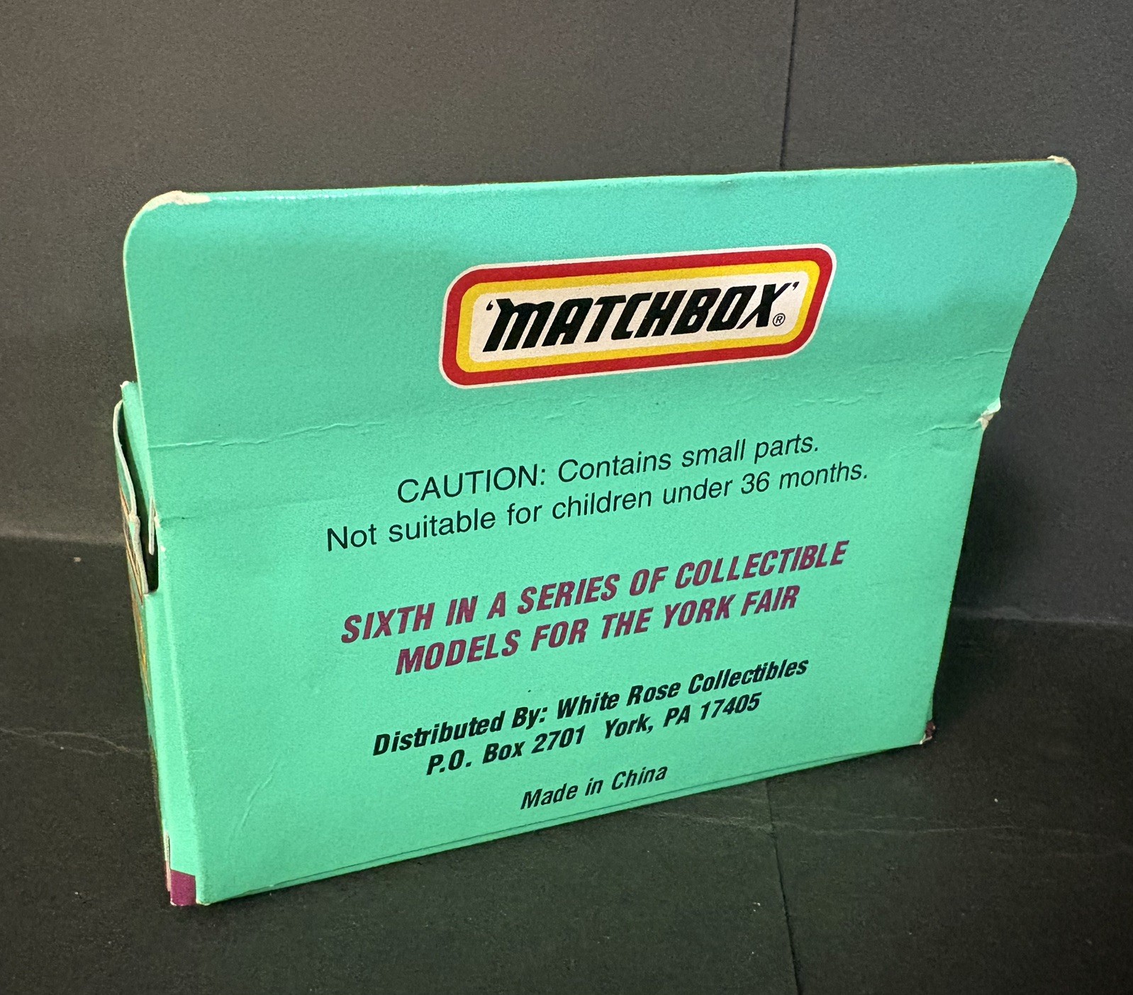 York Fair Limited Edition 1994 #6 in Series Matchbox Chevy Delivery Van York, Pa