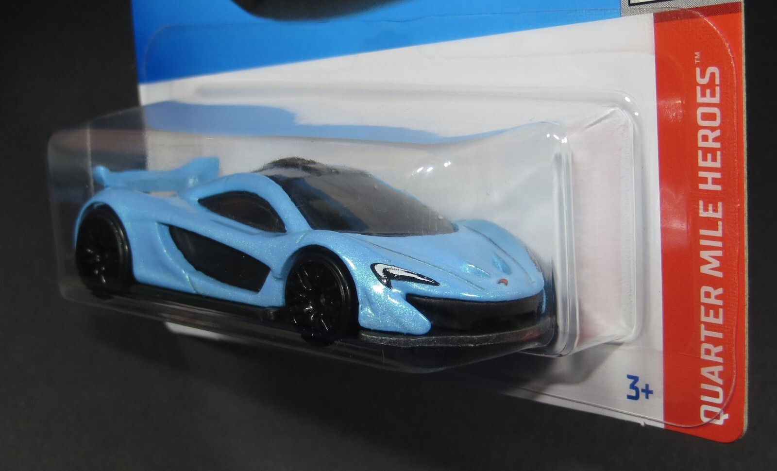 2024 Hot Wheels Blue MCLAREN P1 Qtr Mile Heroes Card #165 HW8-101824