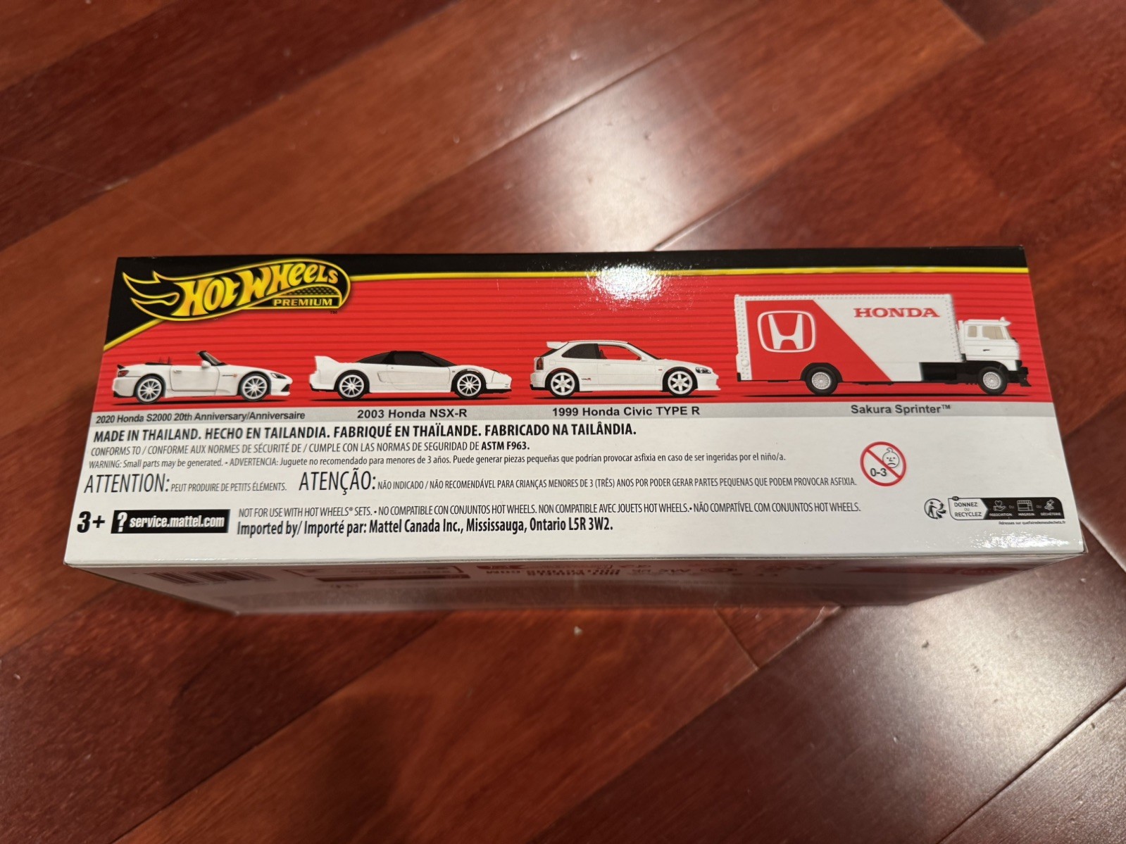 Hot Wheels 2025 Premium Collector Diorama Honda Set Civic Type-R, NSX-R, S2000