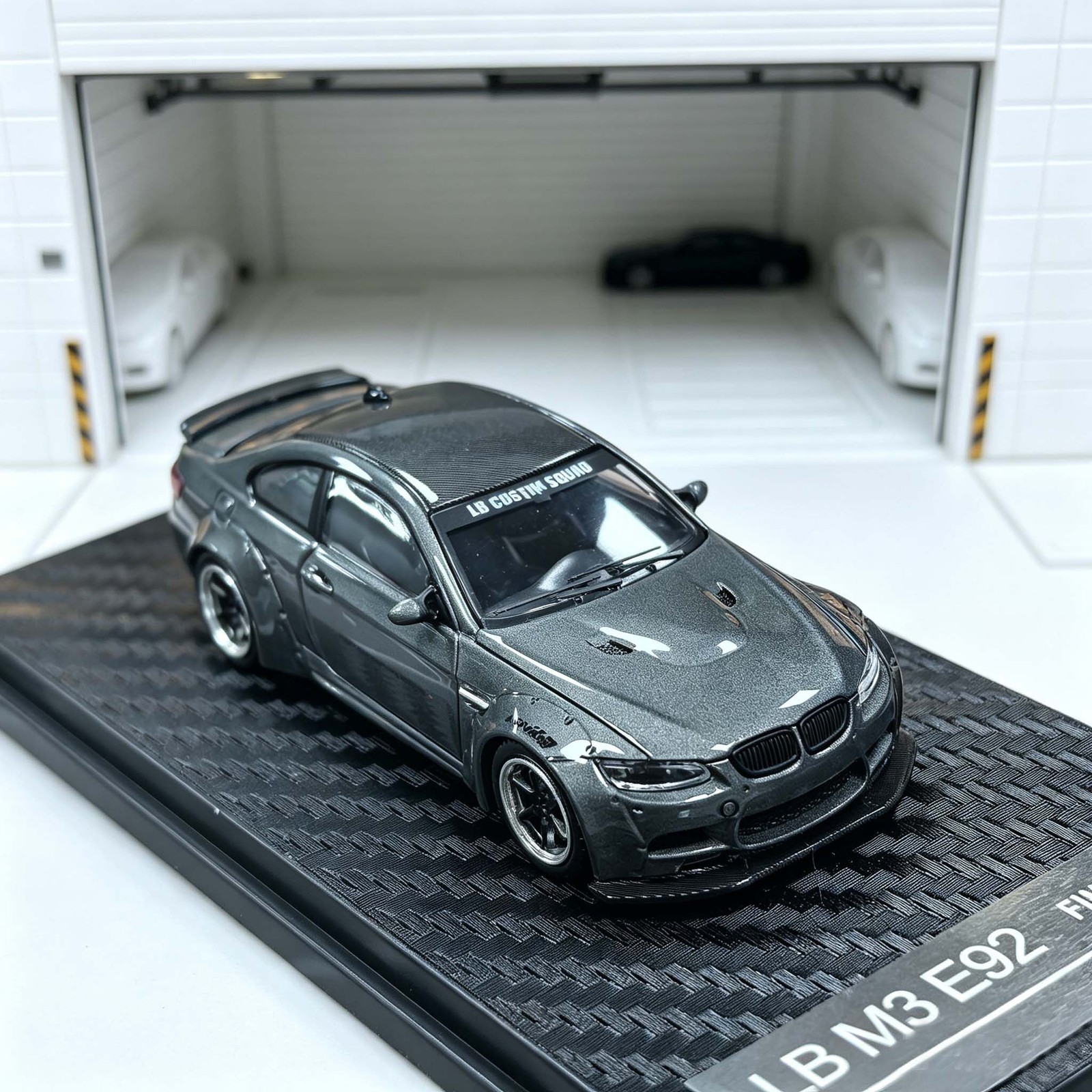 1/64 LB M3 E92 Limited Edition Gray Alloy Diecast Car Model Collectible