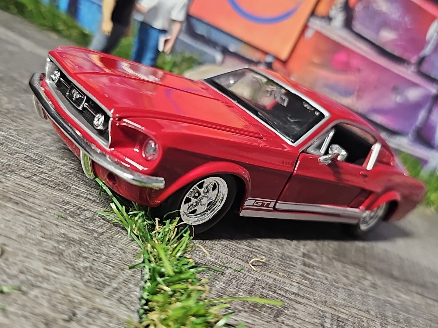 Maisto 1967 Ford Mustang GT Red 1:24 Diecast Car NO BOX