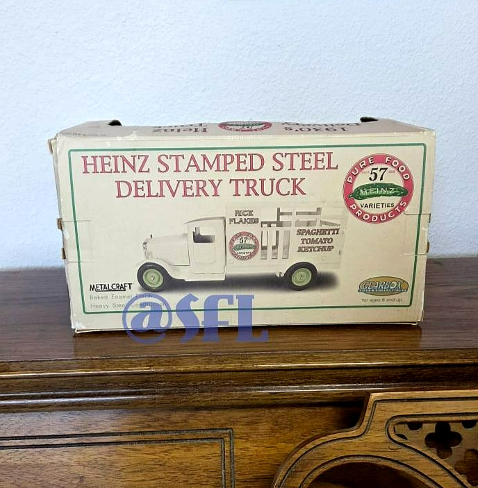 Vtg Metalcraft 1930s Heinz Delivery Truck Toy Model Stamped Steel 2002 New Other