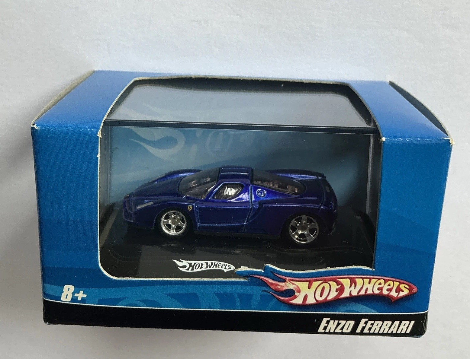 Hot Wheels 2007 ENZO FERRARI 1:87/HO Scale Lot of 3 Red, Black & Blue NIP