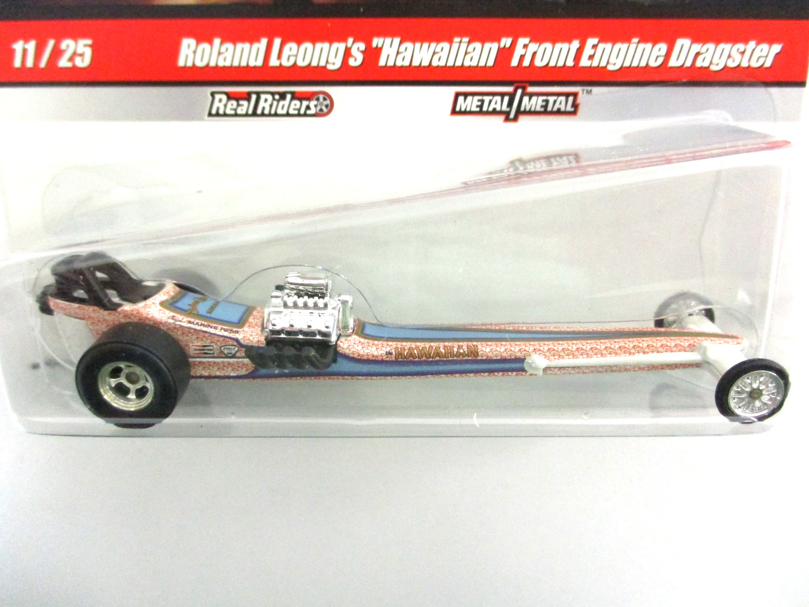 HOT WHEELS – DRAG STRIP DEMONS -ROLAND LEONG HAWAIIAN FRONT ENGINE DRAGSTER READ