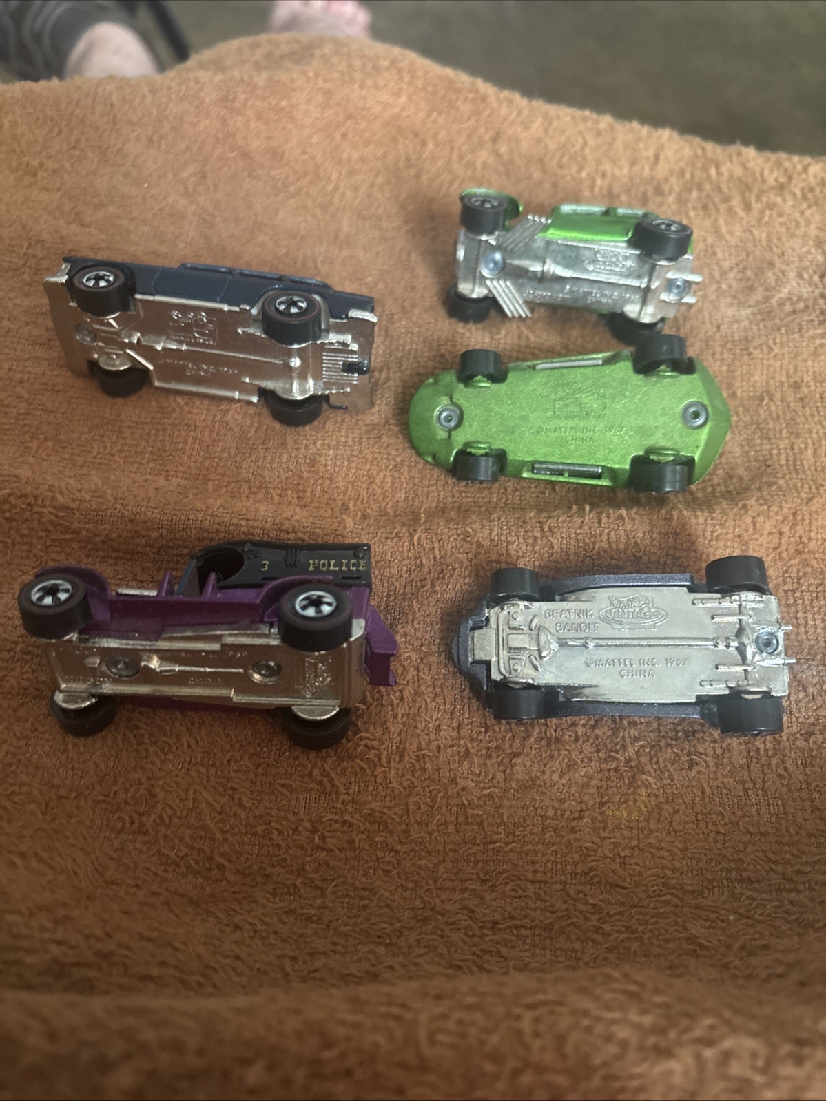B-SET OF 5 LOOSE 1:64 HOT WHEELS 1992-93 25TH & VINTAGE COLLECTION