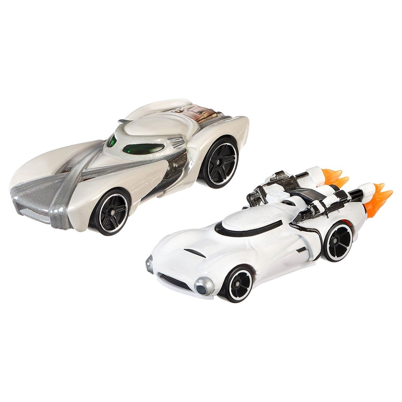 Star Wars Hot Wheels Rey v First Order Flametrooper Character Cars Set of 2 Cars