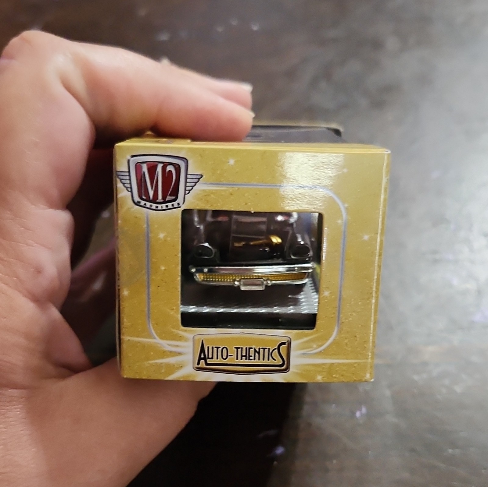 M2 Machines Auto-Thentics 1:64 1957 DeSoto Fireflite Black/Copper Diecast