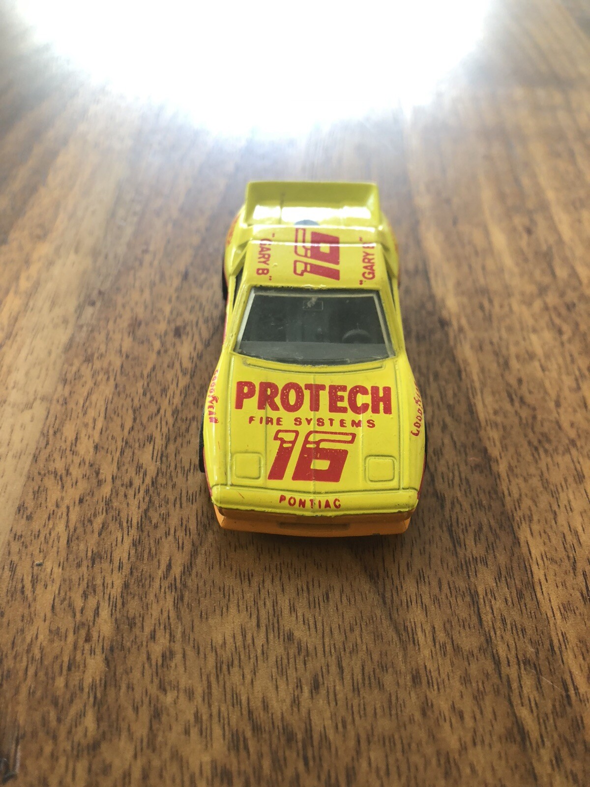 1985 Matchbox Pontiac Fiero Stock Car #2 Protech Fire Systems Gary B #16 (Mint)