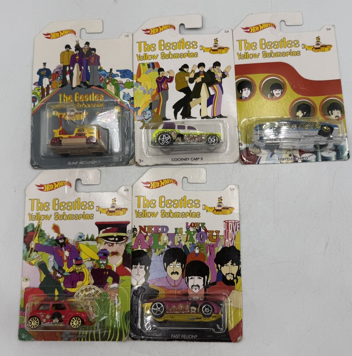 MATTEL HOT WHEELS – BEATLES YELLOW SUBMARINE ASSORTED (CP2022681)