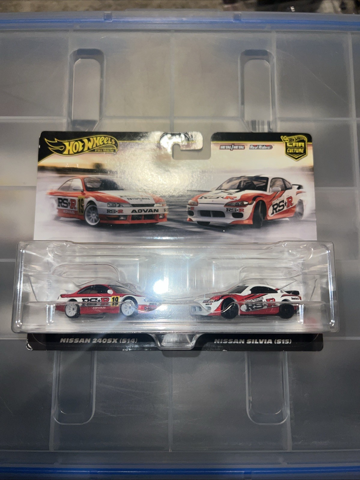Hot Wheels Premium Car Culture Two Pack Nissan 240SX S14 & Nissan Silvia S15
