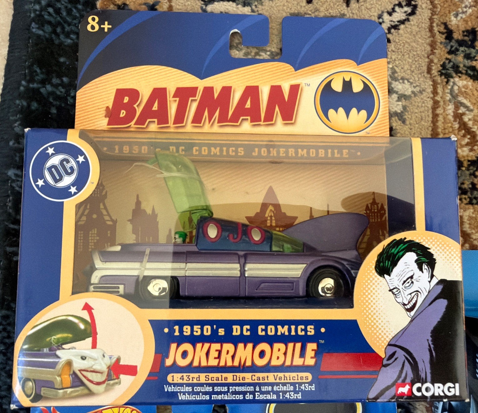 Hot Wheels Corgi Johnny Lightning Batman Lot – 13 Cars Jokermobile Bone Shaker