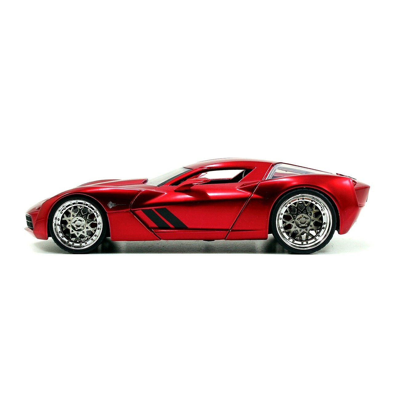 97469) BY JADA 2009 CORVETTE STINGRAY CONCEPT. DIECAST, 1:24 scale, RED,no box
