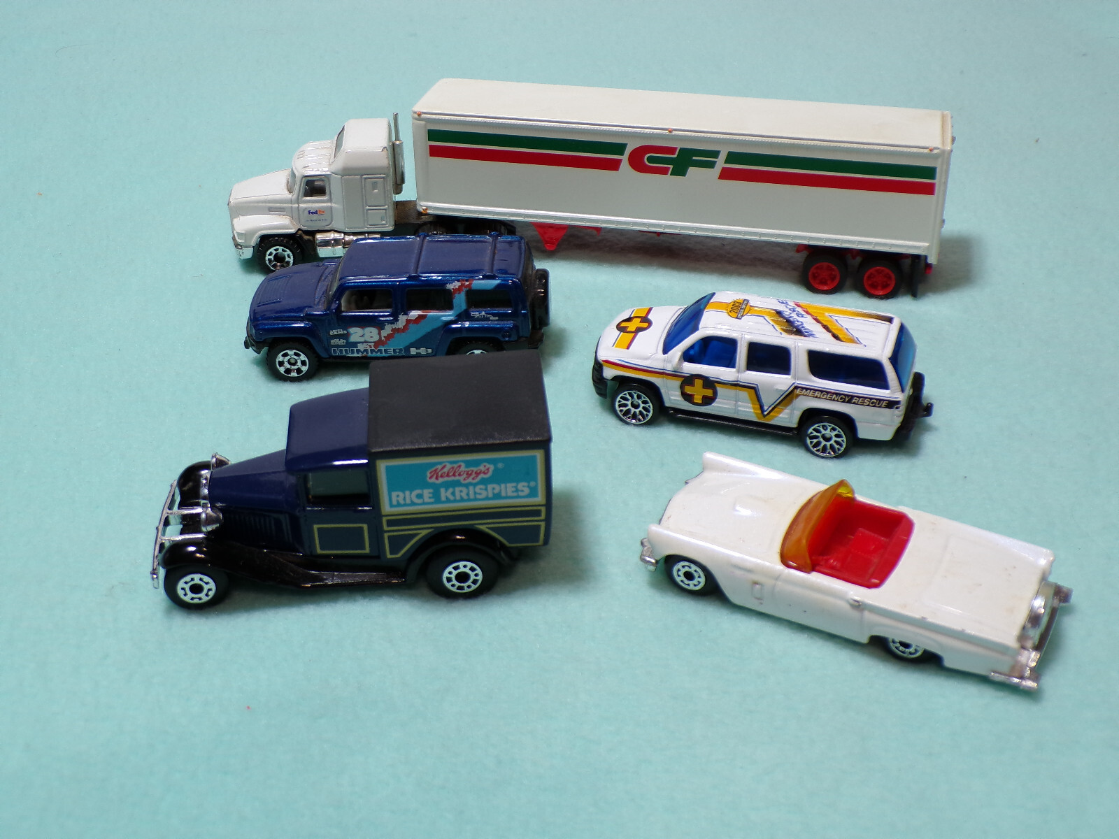 Lot of 5 Vintage Matchbox Die-Cast Toys in Good Condition. See Photos Please