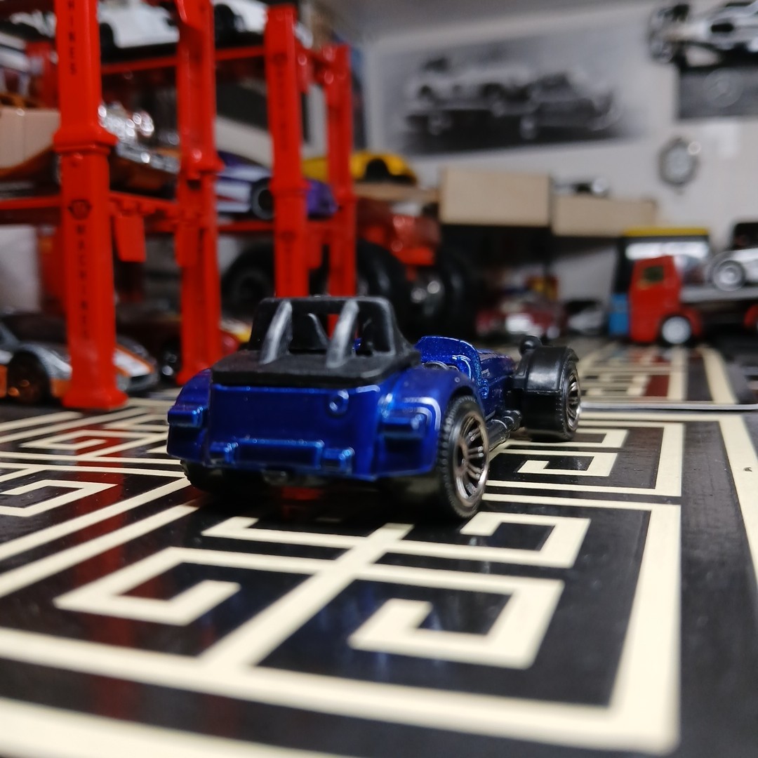 Blue Caterham R500 Silver Stripes Superlight 7 Caterham Superlight BLUE Caterham