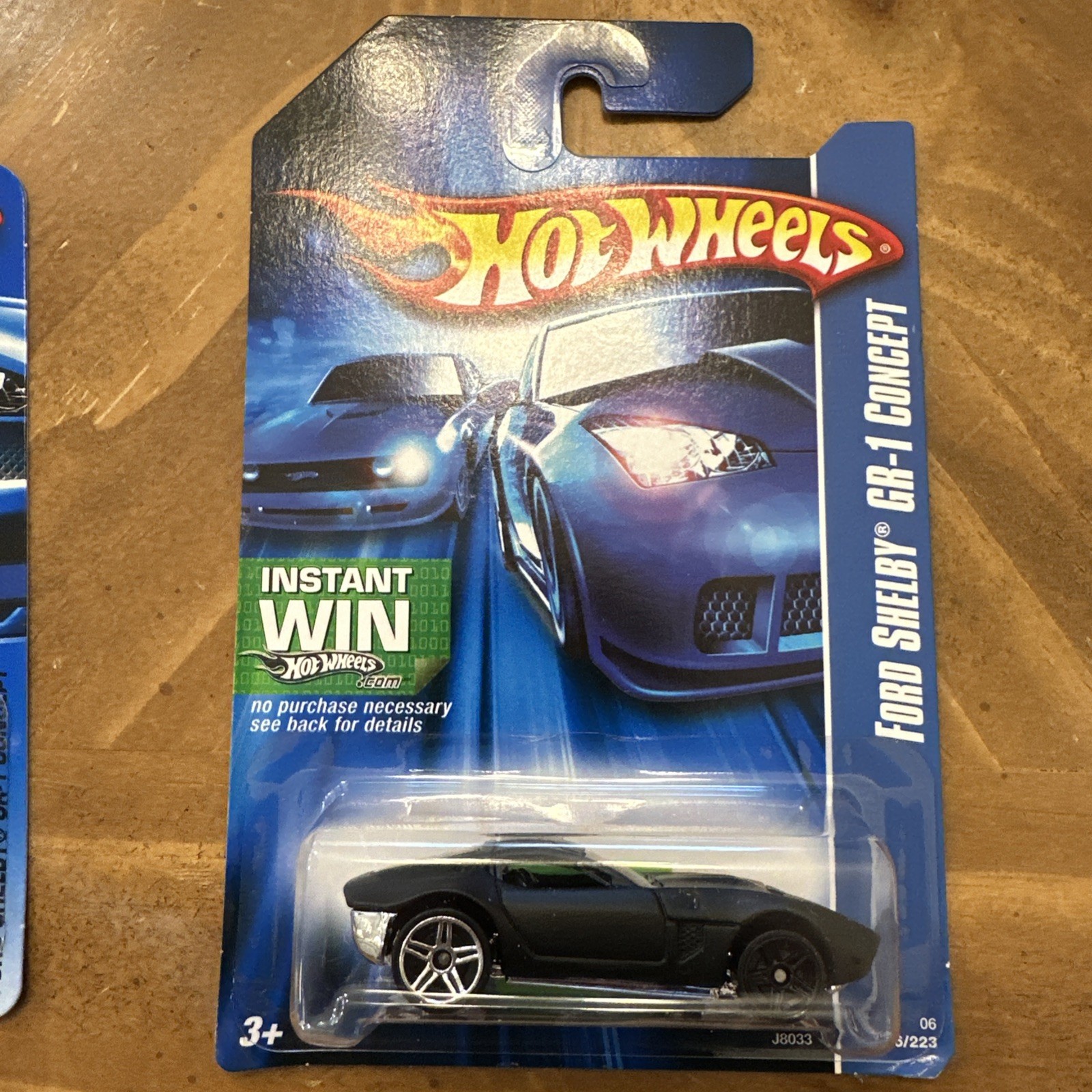 Hot Wheels Ford Shelby GR-1 Concept Black & Red & ERROR Black Wheel Version!