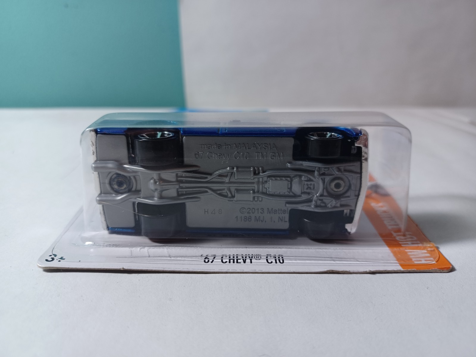 HOT WHEELS HW HOT TRUCKS ’67 CHEVY C10 (Unopened Pair) 2015/2016 Purple and Blue