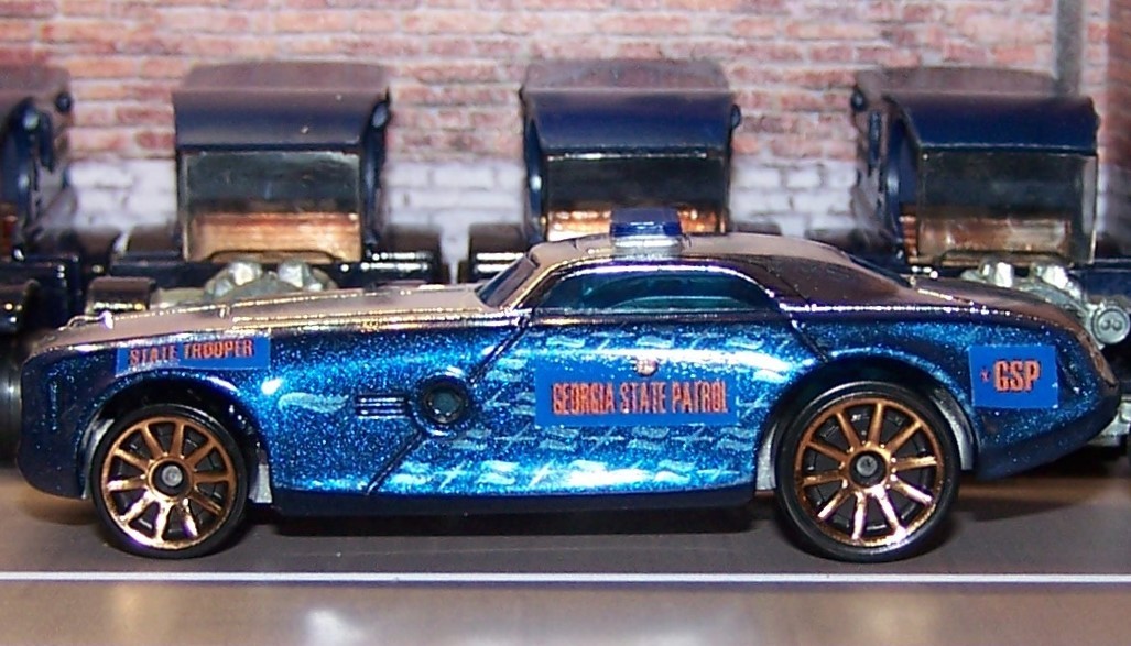Hot Wheels- Georgia State Patrol, Custom Pursuit Cruser- “Built By “Watto!”