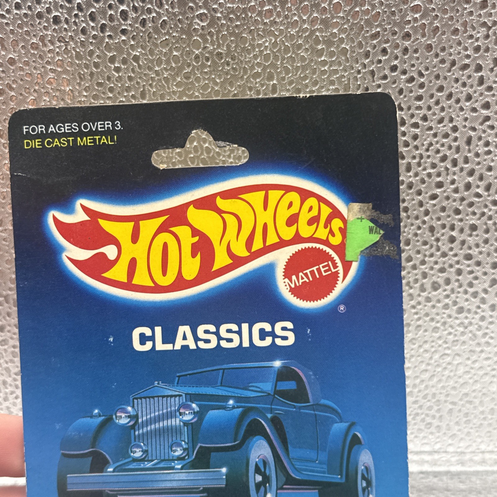 NOS Hot Wheels 1989 Classics #5142 Mercedes 540K Black w/ Tan Top