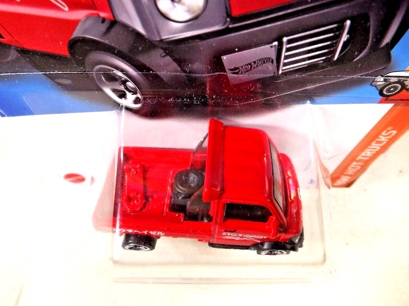 2023 Hot Wheels #214 HW Hot Trucks 7/10 MIGHTY K Red w/Chrome 5 Spoke Wheels