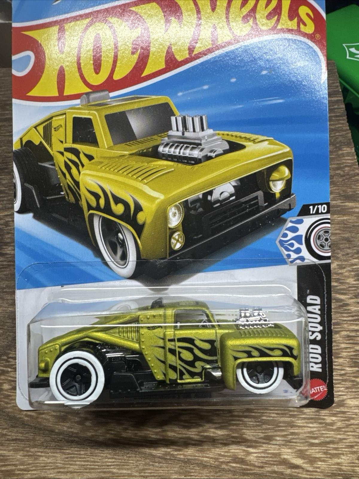 Hot Wheels Rod Squad Erikenstein Rod Green 2026 K Case.