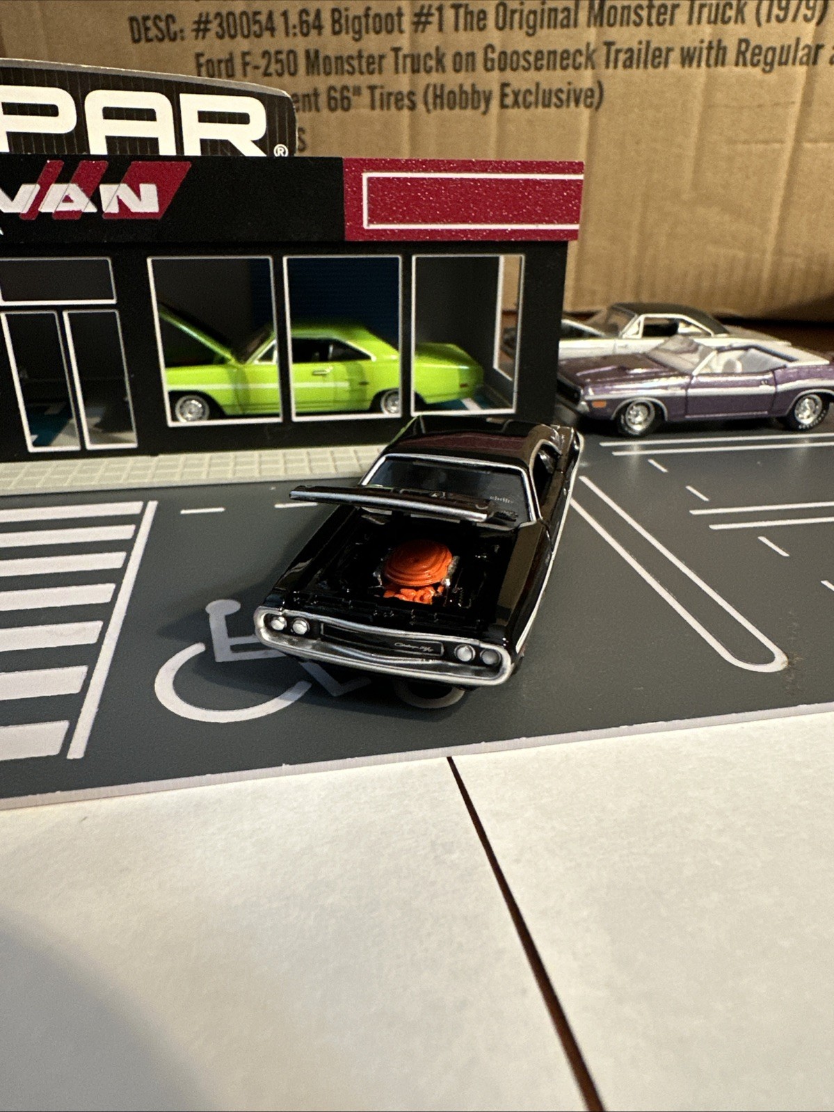 2025 Greenlight 1970 Dodge Challenger R/T 1/64 Adult Collectible Black Loose