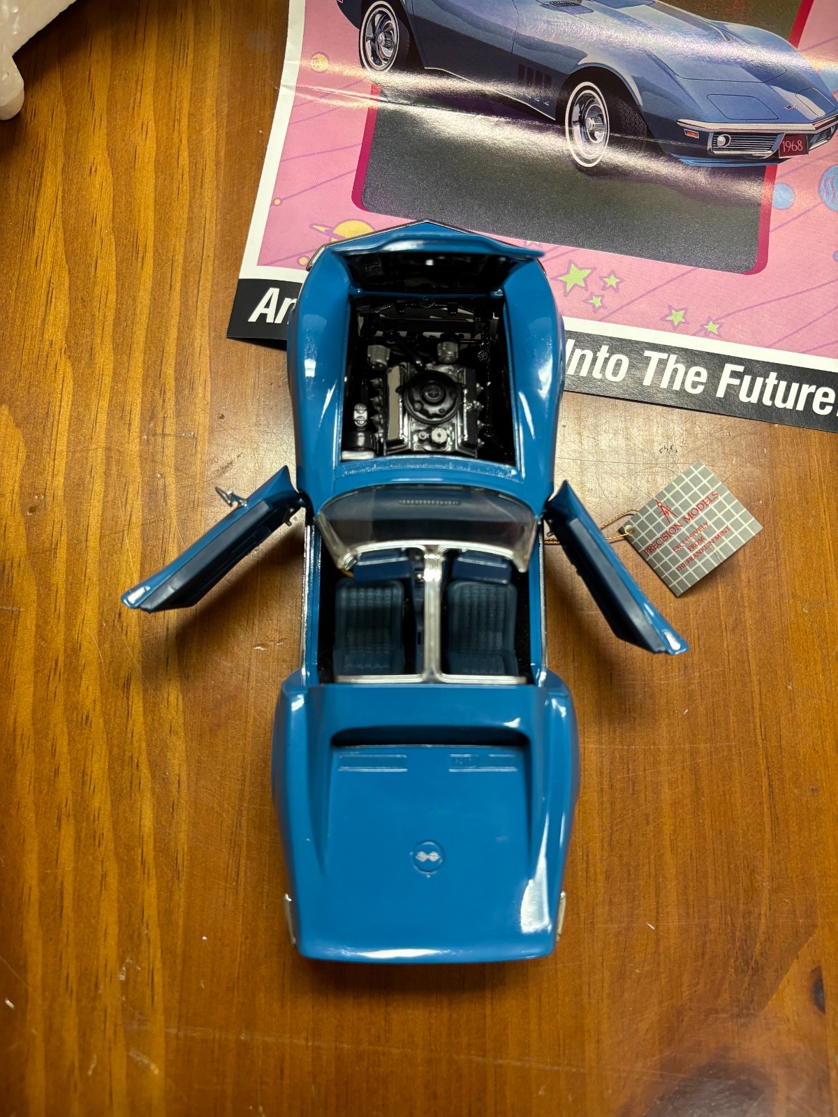 1/24 Franklin Mint 1968 Chevrolet Corvette Stingray “Blue” L88 EXCELLENT COND.