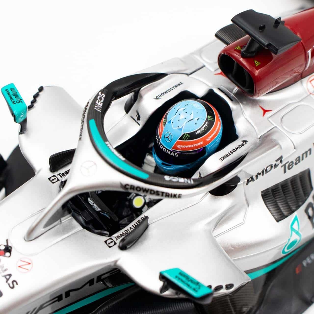 Minichamps George Russell Mercedes-AMG W13E 1st Win Brazilian GP 2022 1:18