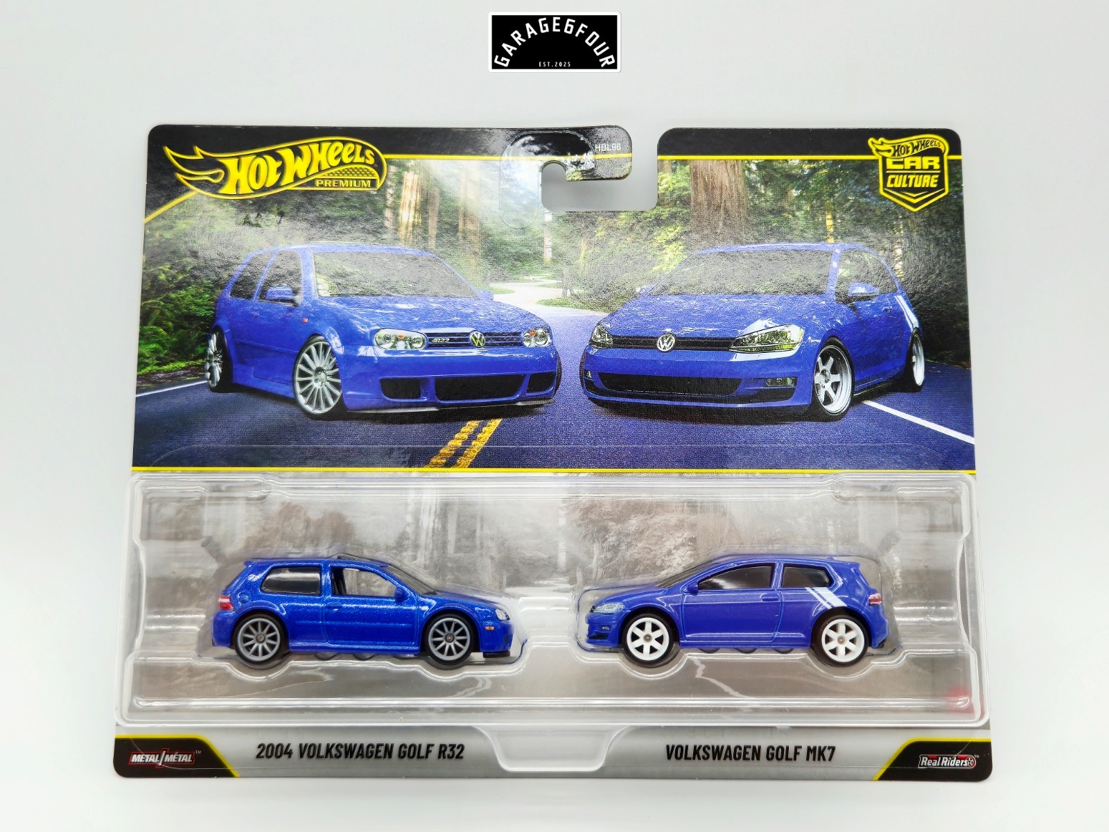 NEW! Hot Wheels Premium | CAR CULTURE | 2004 VW GOLF R32 & VW GOLF MK7 2 Pack