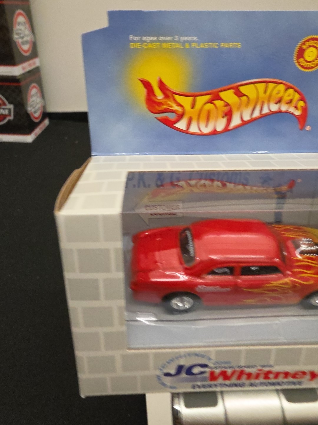Hot Wheels J. C. Whitney Shoebox Red Flamed 1:64