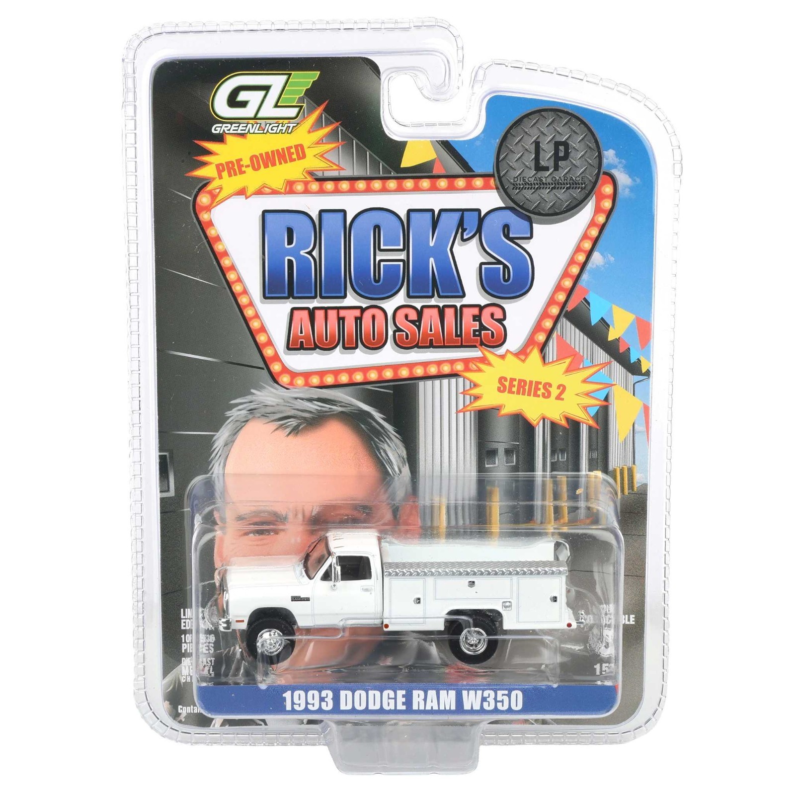 1993 Dodge Ram 350 Pickup Truck w/ Service Bed 1:64 Scale Model – LP 51666A