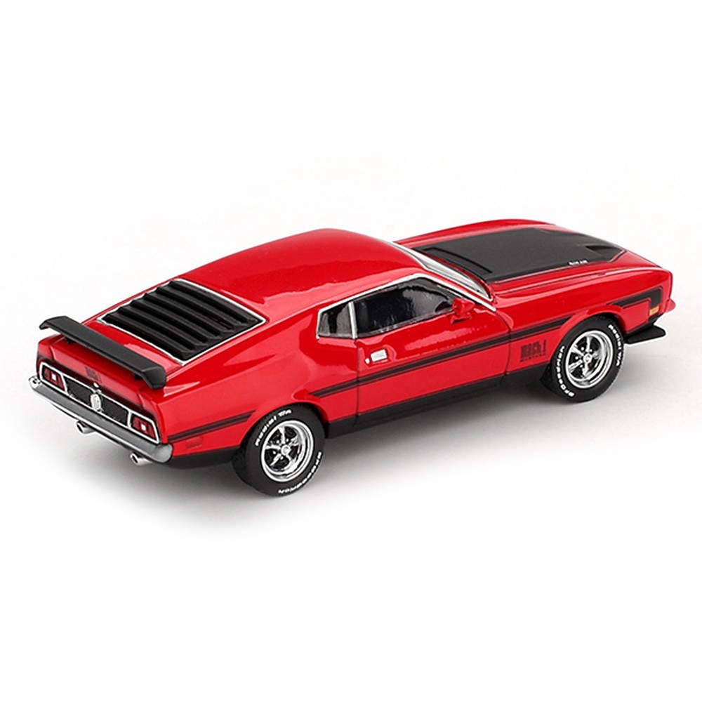 Mini GT 1:64 Ford Mustang Mach 1 1971 Race Red Diecast Model Car MGT01122