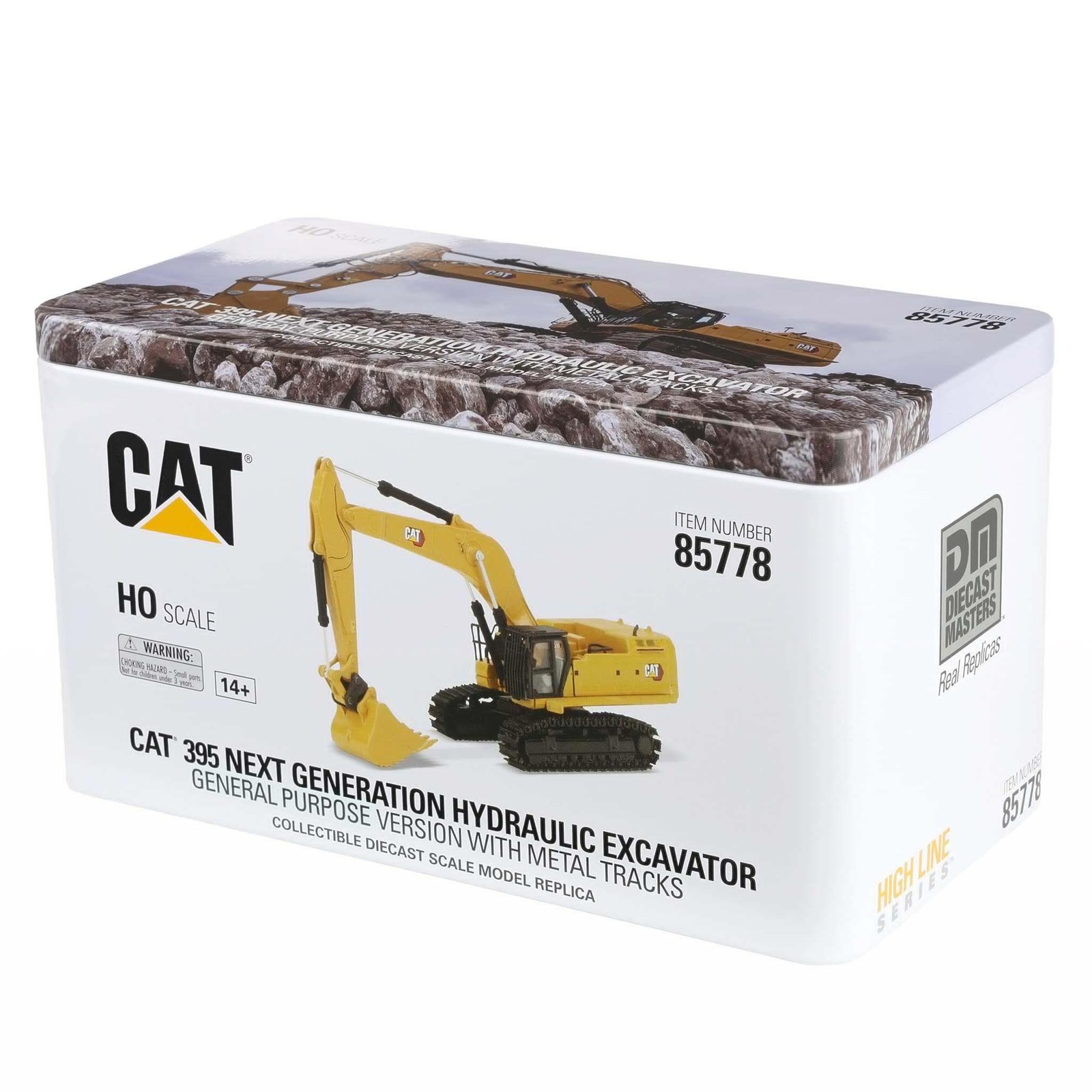 Diecast Masters 1/87 CAT 395 Next Generation Hydraulic Excavator 85778